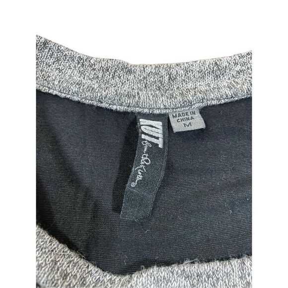 Kut From The Kloth Women's Benter Mixed Material Top - Picture 3 of 7